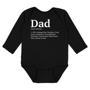 Infant Fine Jersey Long Sleeve Bodysuit Thumbnail