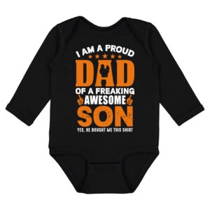 Infant Fine Jersey Long Sleeve Bodysuit Thumbnail