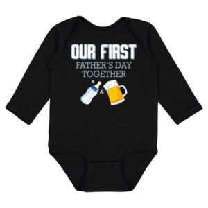 Infant Fine Jersey Long Sleeve Bodysuit Thumbnail