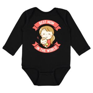 Infant Fine Jersey Long Sleeve Bodysuit Thumbnail