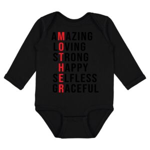 Infant Fine Jersey Long Sleeve Bodysuit Thumbnail