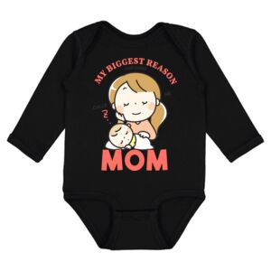 Infant Fine Jersey Long Sleeve Bodysuit Thumbnail
