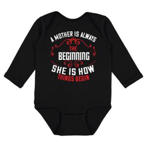 Infant Fine Jersey Long Sleeve Bodysuit Thumbnail