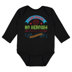 Infant Fine Jersey Long Sleeve Bodysuit Thumbnail
