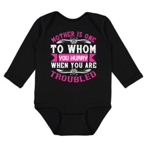 Infant Fine Jersey Long Sleeve Bodysuit Thumbnail