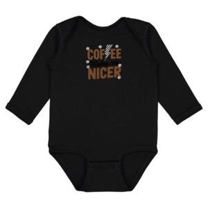 Infant Fine Jersey Long Sleeve Bodysuit Thumbnail