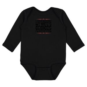 Infant Fine Jersey Long Sleeve Bodysuit Thumbnail
