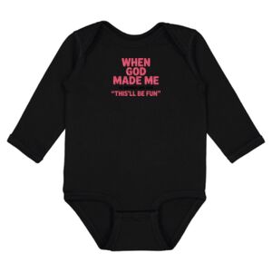 Infant Fine Jersey Long Sleeve Bodysuit Thumbnail