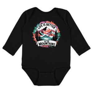 Infant Fine Jersey Long Sleeve Bodysuit Thumbnail