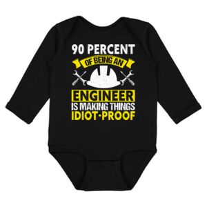 Infant Fine Jersey Long Sleeve Bodysuit Thumbnail