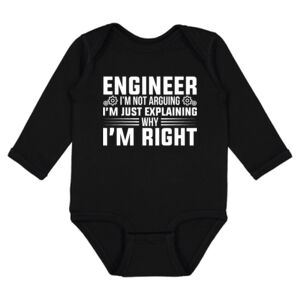 Infant Fine Jersey Long Sleeve Bodysuit Thumbnail