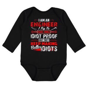 Infant Fine Jersey Long Sleeve Bodysuit Thumbnail