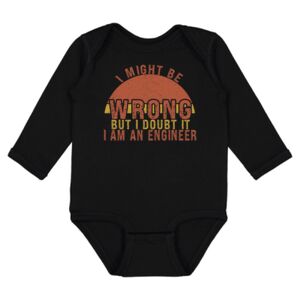 Infant Fine Jersey Long Sleeve Bodysuit Thumbnail