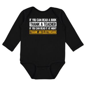 Infant Fine Jersey Long Sleeve Bodysuit Thumbnail