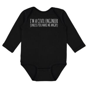 Infant Fine Jersey Long Sleeve Bodysuit Thumbnail