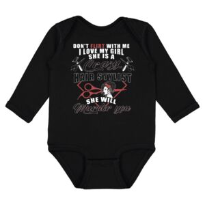 Infant Fine Jersey Long Sleeve Bodysuit Thumbnail