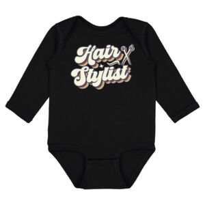 Infant Fine Jersey Long Sleeve Bodysuit Thumbnail