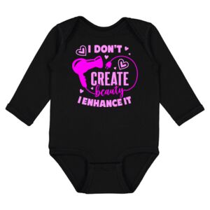 Infant Fine Jersey Long Sleeve Bodysuit Thumbnail