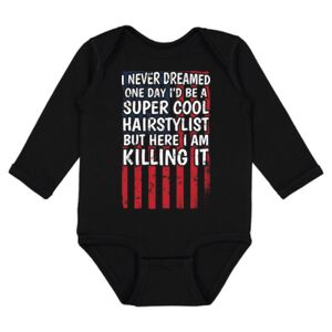 Infant Fine Jersey Long Sleeve Bodysuit Thumbnail