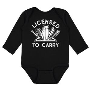 Infant Fine Jersey Long Sleeve Bodysuit Thumbnail