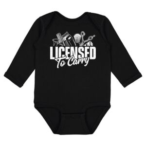 Infant Fine Jersey Long Sleeve Bodysuit Thumbnail