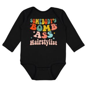 Infant Fine Jersey Long Sleeve Bodysuit Thumbnail