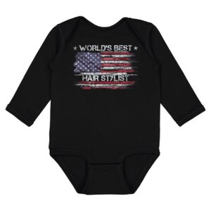 Infant Fine Jersey Long Sleeve Bodysuit Thumbnail