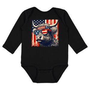 Infant Fine Jersey Long Sleeve Bodysuit Thumbnail