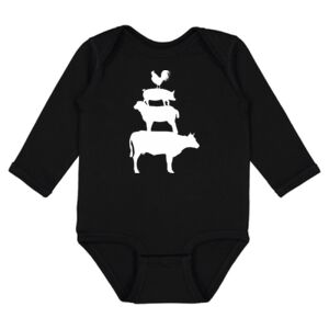 Infant Fine Jersey Long Sleeve Bodysuit Thumbnail