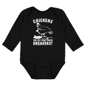 Infant Fine Jersey Long Sleeve Bodysuit Thumbnail