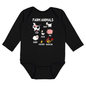 Infant Fine Jersey Long Sleeve Bodysuit Thumbnail
