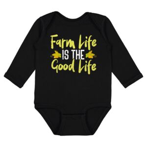 Infant Fine Jersey Long Sleeve Bodysuit Thumbnail