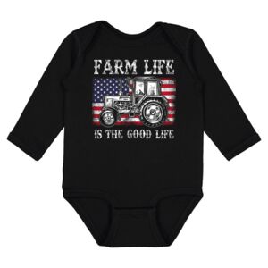 Infant Fine Jersey Long Sleeve Bodysuit Thumbnail