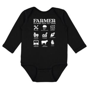 Infant Fine Jersey Long Sleeve Bodysuit Thumbnail