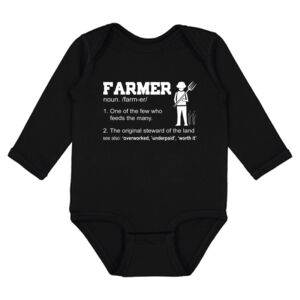 Infant Fine Jersey Long Sleeve Bodysuit Thumbnail