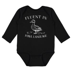 Infant Fine Jersey Long Sleeve Bodysuit Thumbnail
