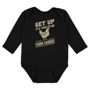 Infant Fine Jersey Long Sleeve Bodysuit Thumbnail