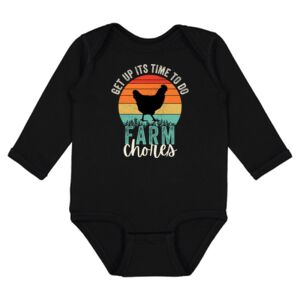 Infant Fine Jersey Long Sleeve Bodysuit Thumbnail