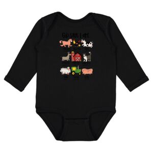 Infant Fine Jersey Long Sleeve Bodysuit Thumbnail