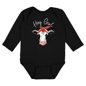 Infant Fine Jersey Long Sleeve Bodysuit Thumbnail