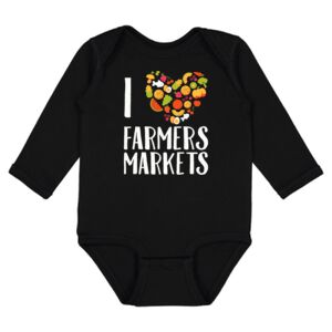 Infant Fine Jersey Long Sleeve Bodysuit Thumbnail