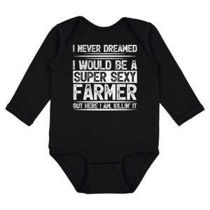 Infant Fine Jersey Long Sleeve Bodysuit Thumbnail