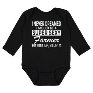 Infant Fine Jersey Long Sleeve Bodysuit Thumbnail