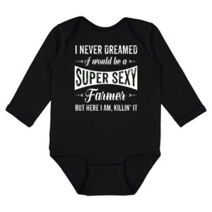 Infant Fine Jersey Long Sleeve Bodysuit Thumbnail