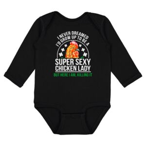 Infant Fine Jersey Long Sleeve Bodysuit Thumbnail
