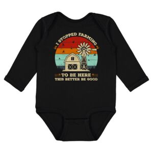 Infant Fine Jersey Long Sleeve Bodysuit Thumbnail