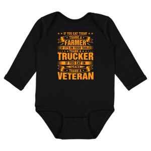 Infant Fine Jersey Long Sleeve Bodysuit Thumbnail