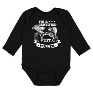 Infant Fine Jersey Long Sleeve Bodysuit Thumbnail