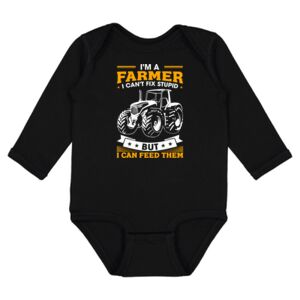 Infant Fine Jersey Long Sleeve Bodysuit Thumbnail