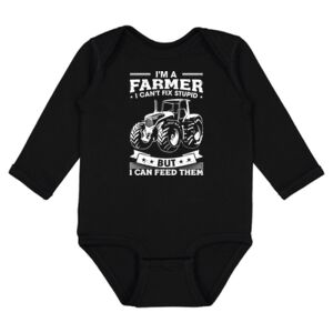 Infant Fine Jersey Long Sleeve Bodysuit Thumbnail